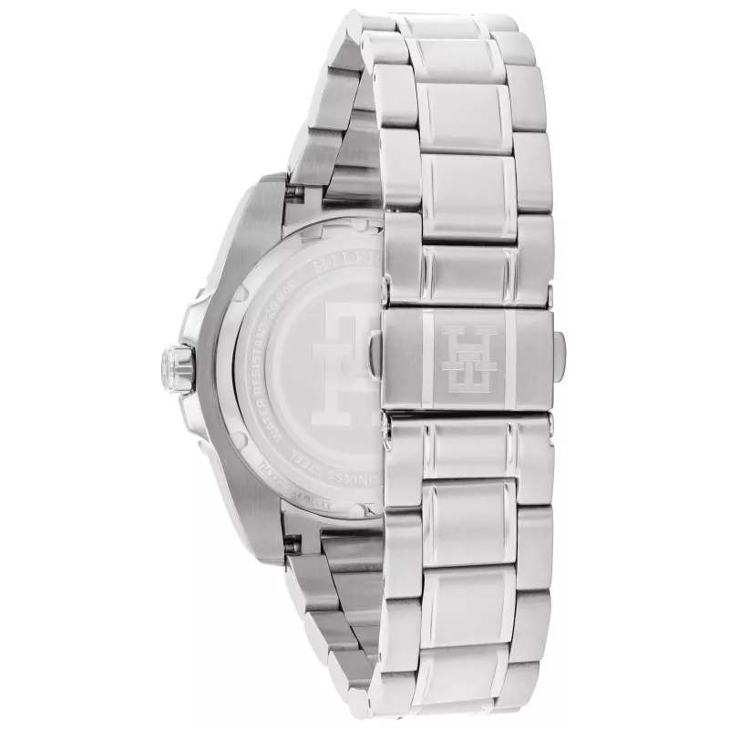 Tommy Hilfiger uomo 1792131 orologio al quarzo analogico 42mm quadrante blu pelle marrone
