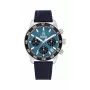 Tommy Hilfiger Orologio da uomo 1792187 analogico al quarzo 41mm acciaio inox quadrante blu