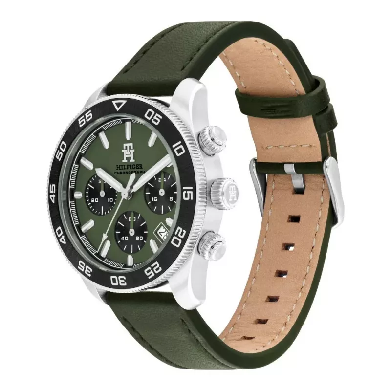Tommy Hilfiger Uomo 1792188 Analogico Quarzo 40 mm Acciaio inossidabile Quadrante blu