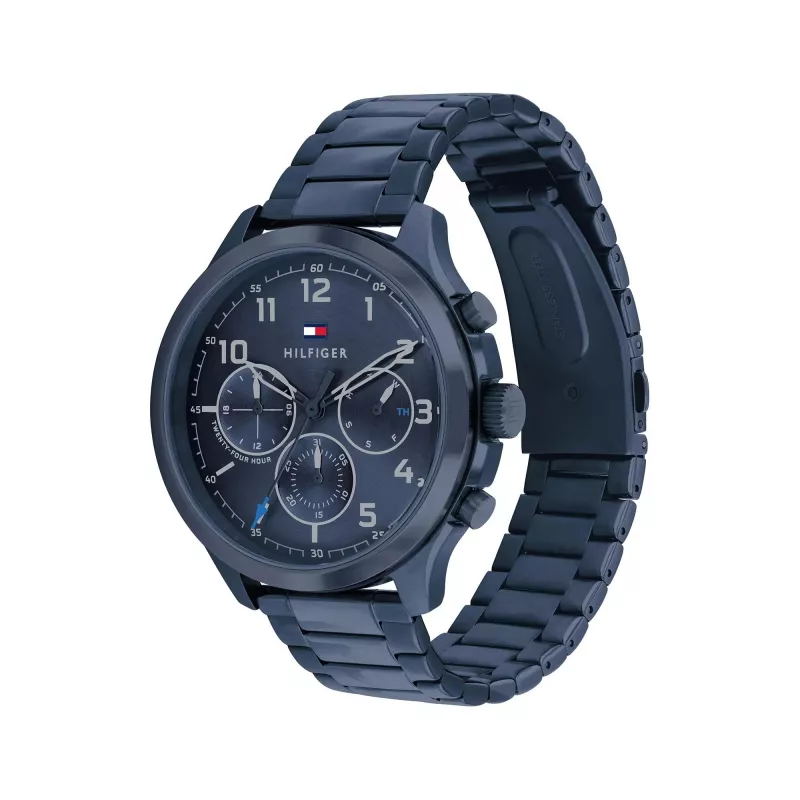 Tommy Hilfiger Damon Orologio al quarzo uomo 1791853 44mm blu silicone