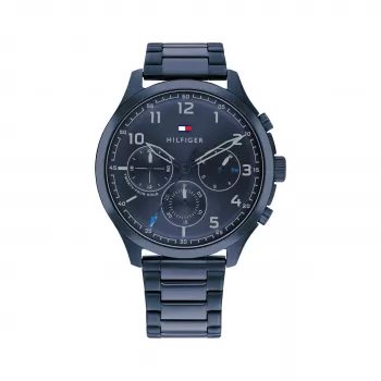 Tommy Hilfiger Damon Orologio al quarzo uomo 1791853 44mm blu silicone