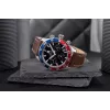 Tommy Hilfiger Orologio da uomo Damon al quarzo 1792166 40mm quadrante blu pelle marrone