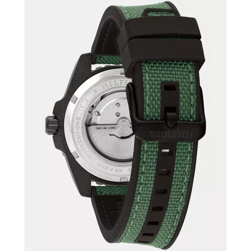 Tommy Hilfiger Orologio uomo Daniel al quarzo 1792161 42mm quadrante blu pelle marrone