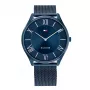 Tommy Hilfiger Uomo Decker Orologio al quarzo 1710514 43mm quadrante blu pelle marrone