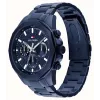 Tommy Hilfiger Orologio uomo Decker al quarzo 1710652 46mm quadrante blu acciaio inox