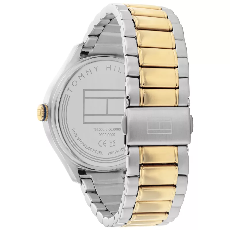 Tommy Hilfiger uomo Decker orologio al quarzo 1782658 40mm quadrante blu acciaio inox