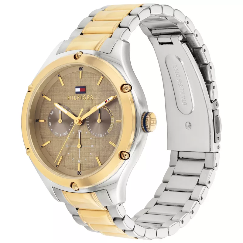 Tommy Hilfiger uomo Decker orologio al quarzo 1782658 40mm quadrante blu acciaio inox