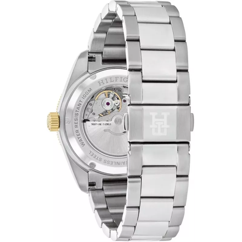 Tommy Hilfiger Uomo Decker Orologio al quarzo 1792155 40mm quadrante blu Acciaio