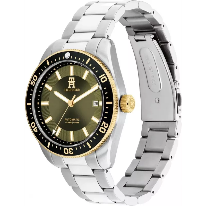 Tommy Hilfiger Uomo Decker Orologio al quarzo 1792155 40mm quadrante blu Acciaio