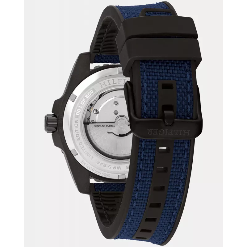 Tommy Hilfiger uomo Decker orologio al quarzo 1792160 42mm acciaio quadrante blu