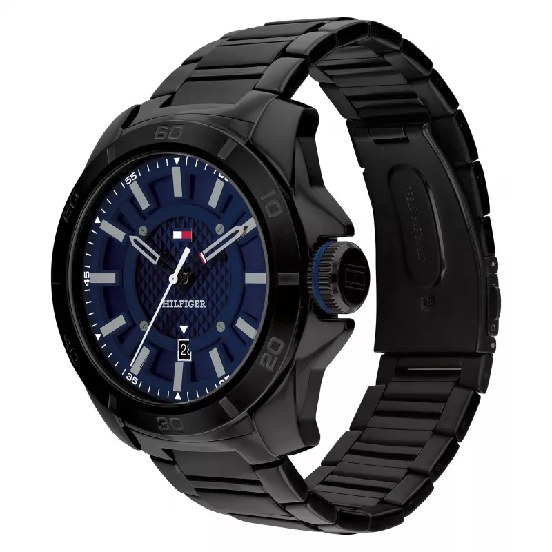 Tommy Hilfiger orologio analogico al quarzo uomo 1792139 49mm blu silicone