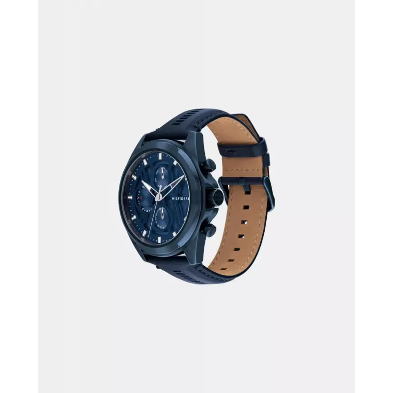 TOMMY HILFIGER orologio uomo 1710655 48mm acciaio quadrante blu