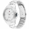 Tommy Hilfiger Orologio uomo 1710695 42mm quadrante blu maglia in acciaio inox