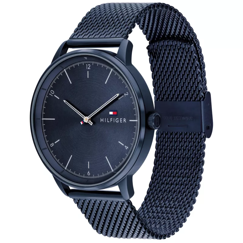 Tommy Hilfiger Orologio uomo 1791841 43mm acciaio inox quadrante blu