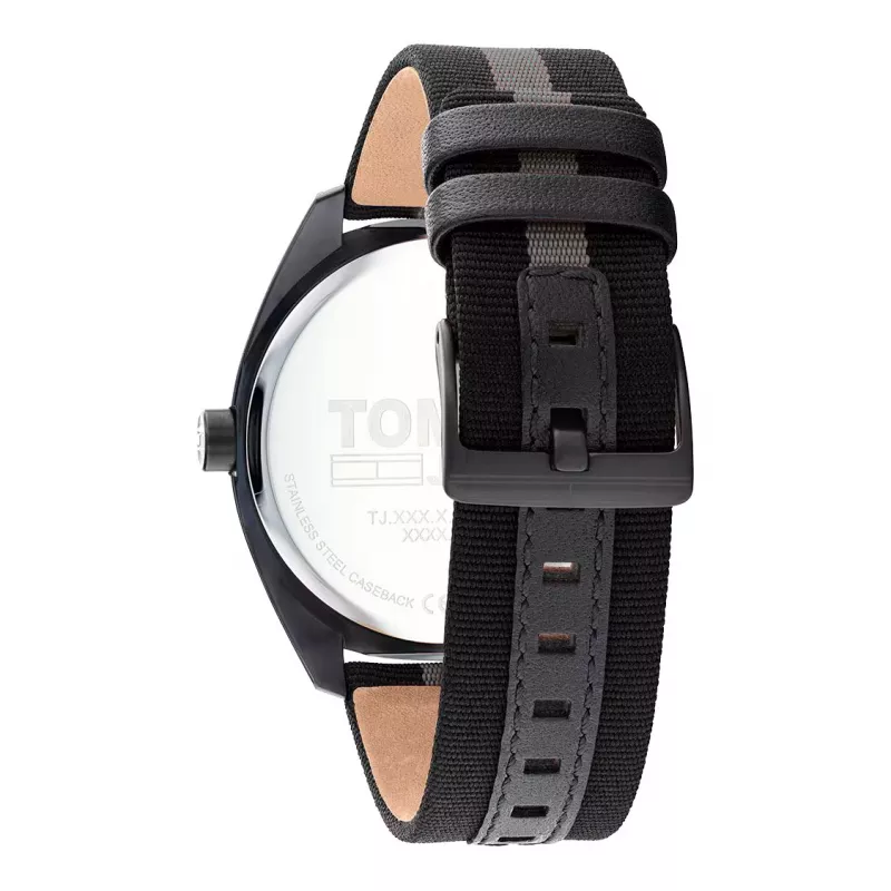 Tommy Hilfiger orologio da uomo 1792039 45 mm quadrante blu pelle marrone