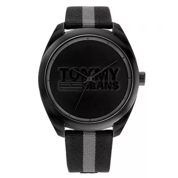 Tommy Hilfiger orologio da uomo 1792039 45 mm quadrante blu pelle marrone