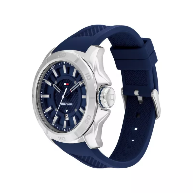 Tommy Hilfiger Orologio da uomo 1792134 48mm Acciaio inox Quadrante blu