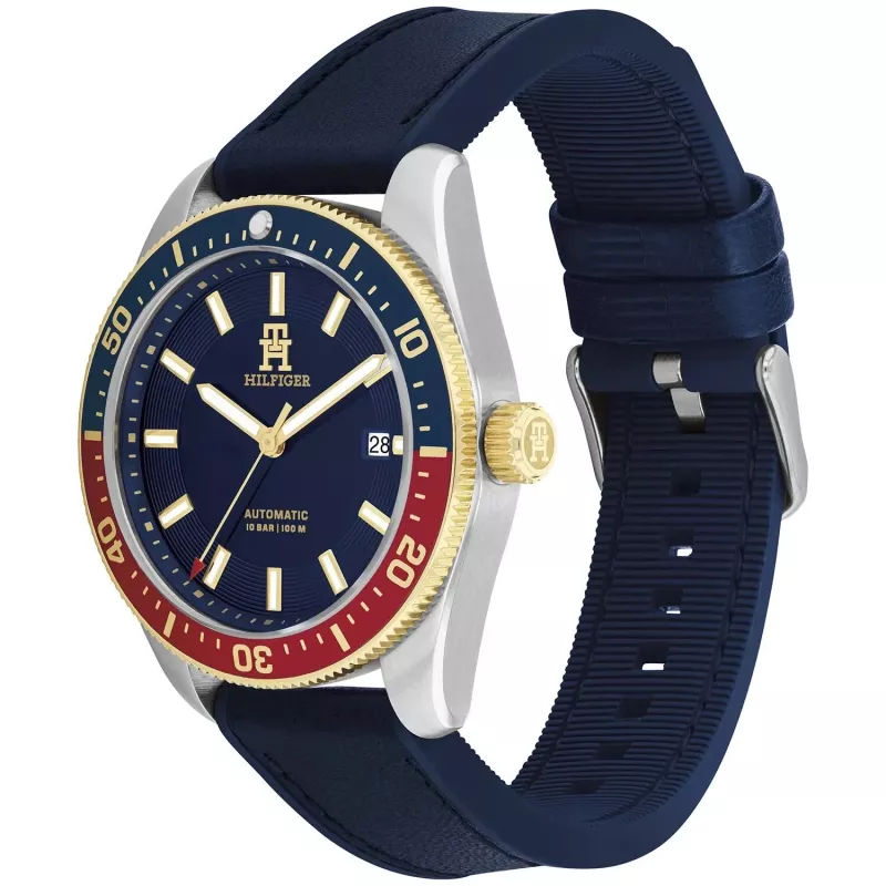 Tommy Hilfiger Orologio uomo 1792141 40mm acciaio inox quadrante blu