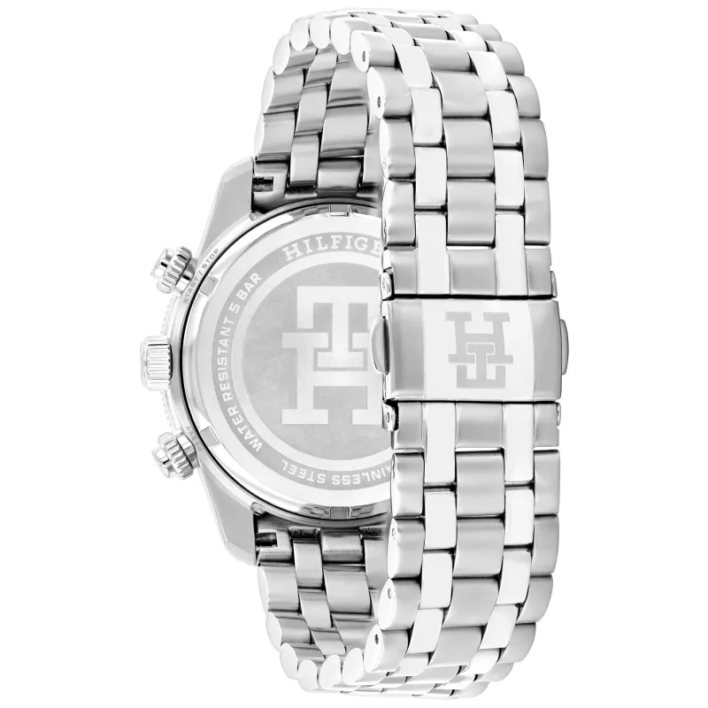 Tommy Hilfiger orologio da uomo 1792157 41mm quadrante blu pelle marrone