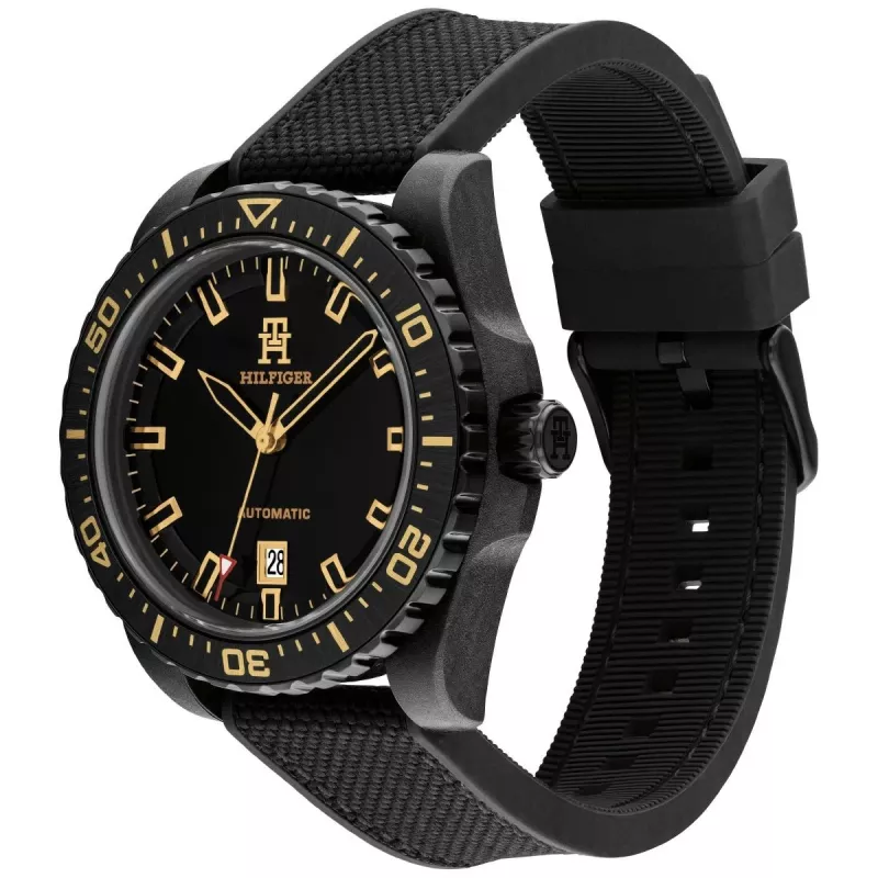 Tommy Hilfiger Orologio da uomo 1792159 42mm quadrante blu pelle marrone