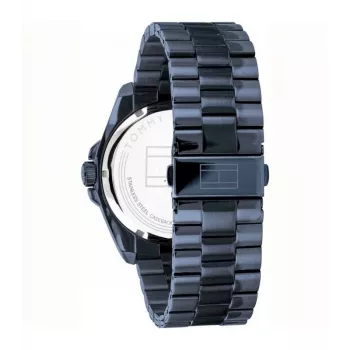 Tommy Hilfiger Orologio uomo TH1791689 44mm quadrante blu cinturino in pelle marrone