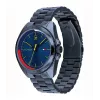Tommy Hilfiger Orologio uomo TH1791689 44mm quadrante blu cinturino in pelle marrone