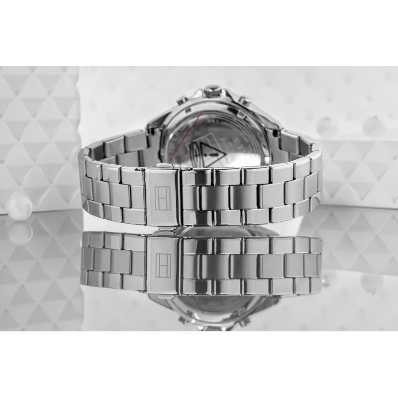 Tommy Hilfiger Orologio unisex 1782707 40mm Acciaio inox Mesh Quadrante blu