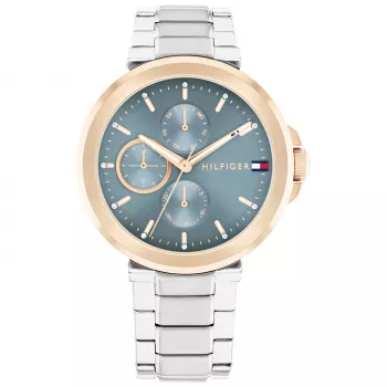 Tommy Hilfiger Orologio unisex 1782754 38mm acciaio inox pelle blu