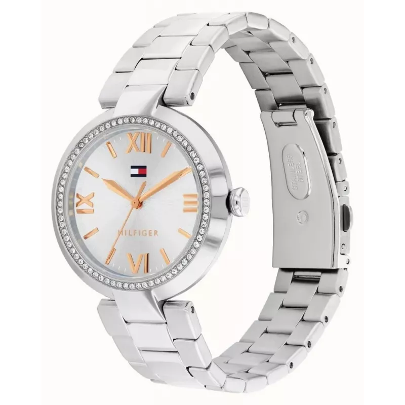 Tommy Hilfiger Orologio da donna Pippa Quarzo 34 mm Acciaio inox argento a maglia