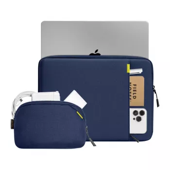 TOMTOC Defender-A13 custodia per laptop + set custodia 14 (blu navy)