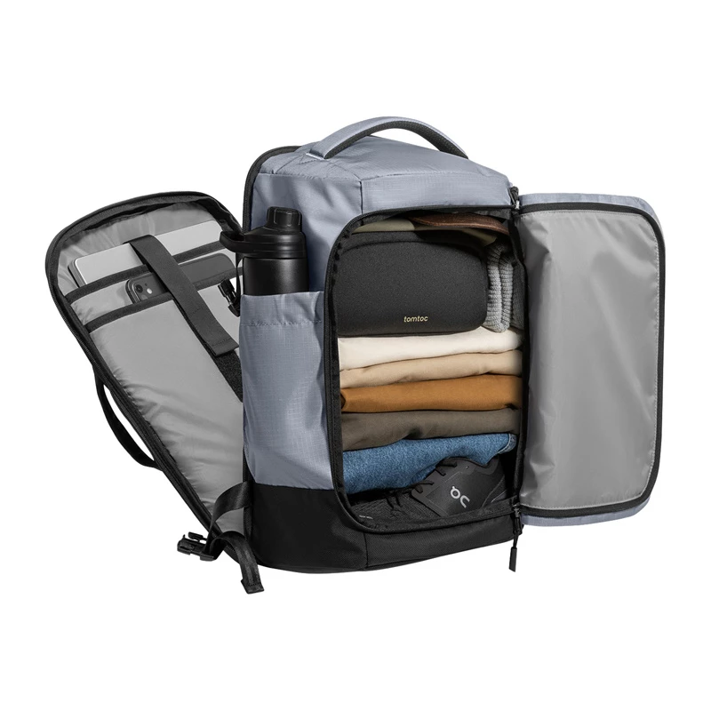 Tomtoc Navigator-T66 Liteway zaino da viaggio, 17/40L (grigio)