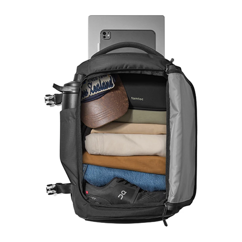 TOMTOC Navigator-T66 Liteway zaino da viaggio 28L/15.6 (nero)