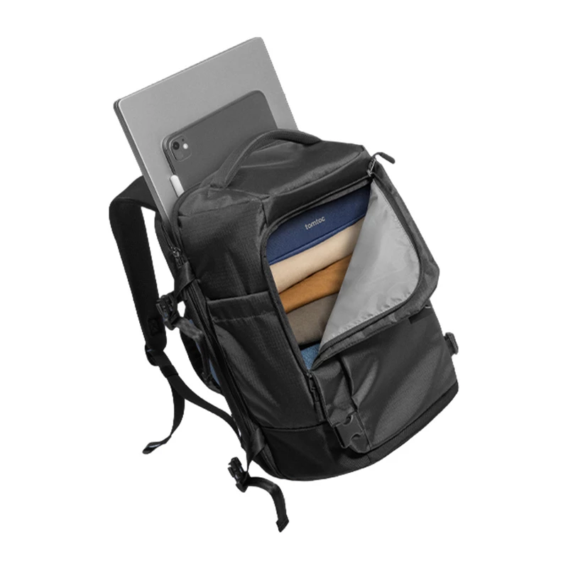 TOMTOC Navigator-T66 Liteway zaino da viaggio 28L/15.6 (nero)