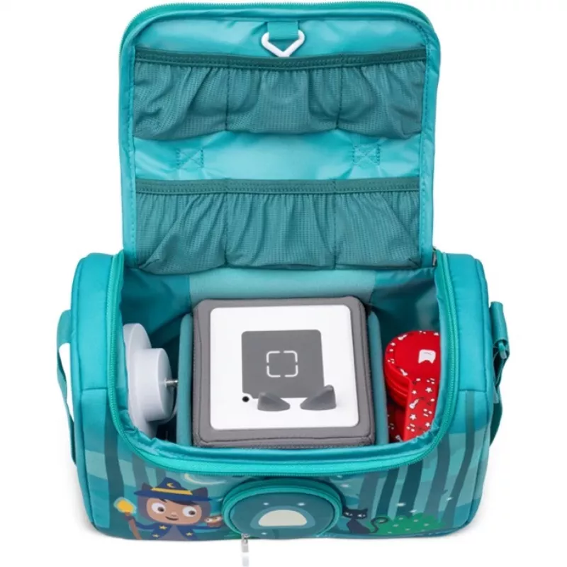 Tonies Under the Magic Moon borsa - borsa unisex - trasporto personaggi audio - cerniera - verde