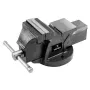 TOPEX morsa da fabbro 100 mm, base girevole, ghisa grigia