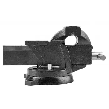 TOPEX morsa girevole da fabbro 125 mm con base girevole a 360° e incudine