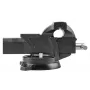 TOPEX morsa girevole da fabbro 125 mm con base girevole a 360° e incudine