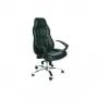 TOPSTAR RS90F AD0 sedia direzionale, tessuto nero, base in alluminio lucidato, meccanismo sincronizzato, braccioli Loop
