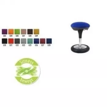 Topstar Sitness 50 sgabello attivo, verde mela, regolabile in altezza, base ad anello gommata (SI69 G05)