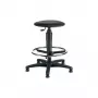 Topstar TEC 60 sgabello girevole con regolazione continua dell'altezza, similpelle Skai Counter, nero, certificato TÜV 72260 D10T