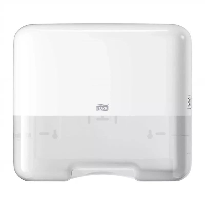 Tork H3 Mini Folded Dispenser per asciugamani piegati 553100, 300 asciugamani, bianco