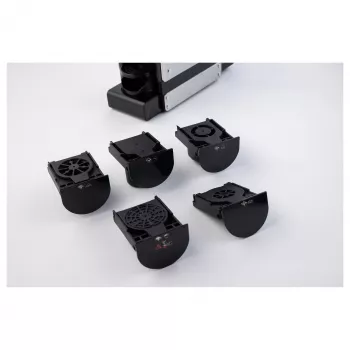 TORNADO TST-550-GS macchina per caffè 7-in-1 (15 bar, monta latte automatico, serbatoio acqua 1,2 l, nero/argento)