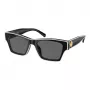 Tory Burch TY7207U200487 Occhiali da sole da donna a occhio di gatto - Montatura marrone trasparente, lenti marroni sfumate, 53 mm