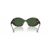 Tory Burch Occhiali da sole donna TY7214U172871 - Forma quadrata/farfalla, lenti sfumate marroni, 53/19/140 mm