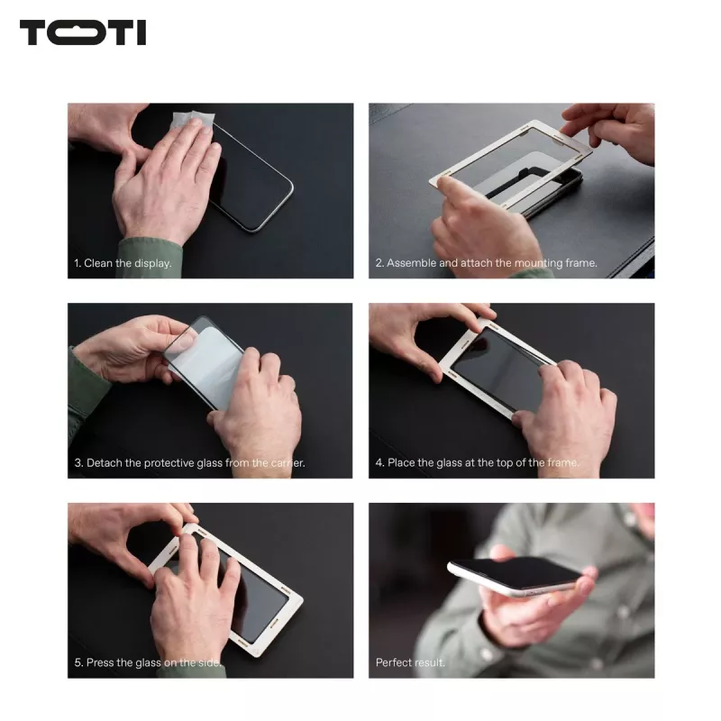 TOTI PREMIUM 3D vetro temperato protezione display, copertura totale per Samsung Galaxy S25 Ultra