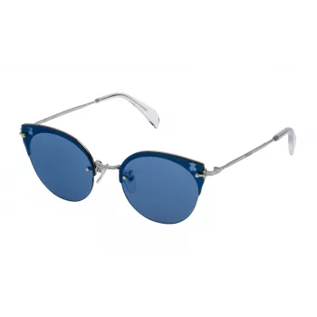 TOUS Woman STOA09-56579B Occhiali da sole Havana acetato quadrati marroni sfumati 56mm