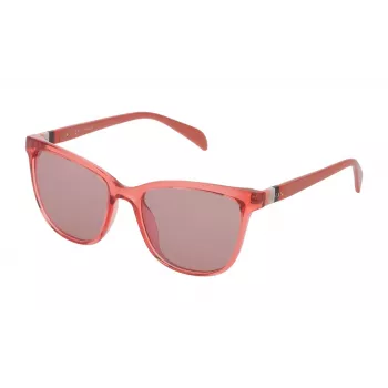 TOUS Occhiali da sole da donna STOA62-5404GS - montatura in acetato Havana/marrone, lenti sfumate marroni, 54/18/140 mm