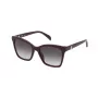 TOUS Occhiali da sole da donna STOB505509FH montatura in acetato Havana lenti marroni sfumate 55/18/140 mm