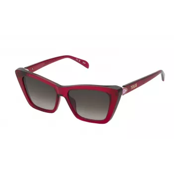 TOUS Occhiali da sole donna STOB82S540AFD marrone Havana montatura in acetato lenti sfumate marroni 54/15/135 mm