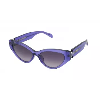 TOUS Occhiali da sole donna STOB84S5506LA Havana montatura in acetato angolare lenti sfumate marroni UV400
